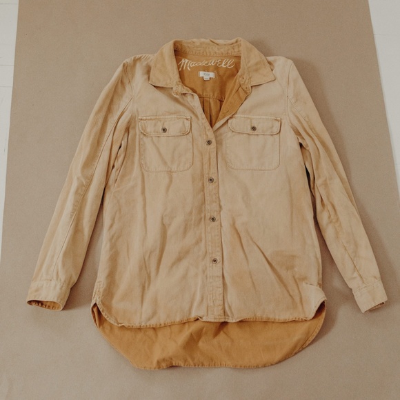 Madewell Tops - Madewell Tomboy Workwear Canvas Button Down Top